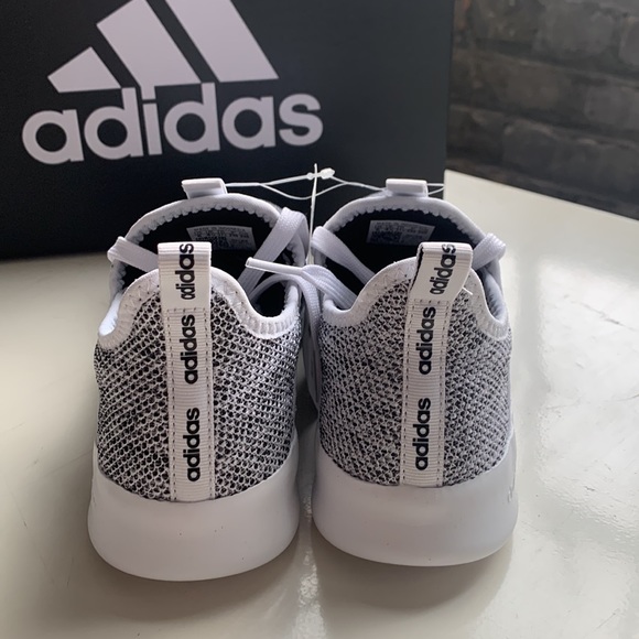 NWT Womens Adidas Cloudfoam Pure Athletic Running Shoes Gray White DB0695 - Picture 4 of 5